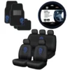 SCA Dragon Seat Cover Combo Blue