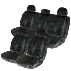 SCA Luxury Fur Seat Cover Combo