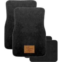 R. M. Williams R.M.Williams Car Floor Mats Carpet Black Set Of 4