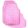 SCA Checkerplate Car Floor Mats PVC Pink Set Of 4 -Quad Lock Case Shop SCA 299803 hi res