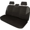 Sperling Enterprises Carbon Mesh Seat Covers - Black And Grey Adjustable Headrests Size 06H Rear Seat