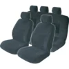 SCA Executive Seat Cover Pack - Black Adjustable Headrests Size 30 And 06H Front And Rear Pack Airbag Compatible -Quad Lock Case Shop SCA 342575 hi res