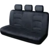 CLOUDLUX Cloud Premium Suede Seat Covers - Charcoal Adjustable Headrests Size 06H Rear Seat -Quad Lock Case Shop SCA 392242 hi res