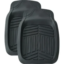 Ridge Ryder Deep Dish Car Floor Mats - Black Front Pair