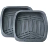 Ridge Ryder Deep Dish Car Floor Mats - Grey Rear Pair -Quad Lock Case Shop SCA 392547 hi res