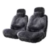Platinum CLOUDLUX Sheepskin Seat Covers - Slate Adjustable Headrests Size 30 Front Pair Airbag Compatible -Quad Lock Case Shop SCA 519159 hi res