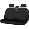 R. M. Williams R.M.Williams Woven Seat Covers - Black Adjustable Headrests Size 06H Rear Seat -Quad Lock Case Shop SCA 525660 hi res