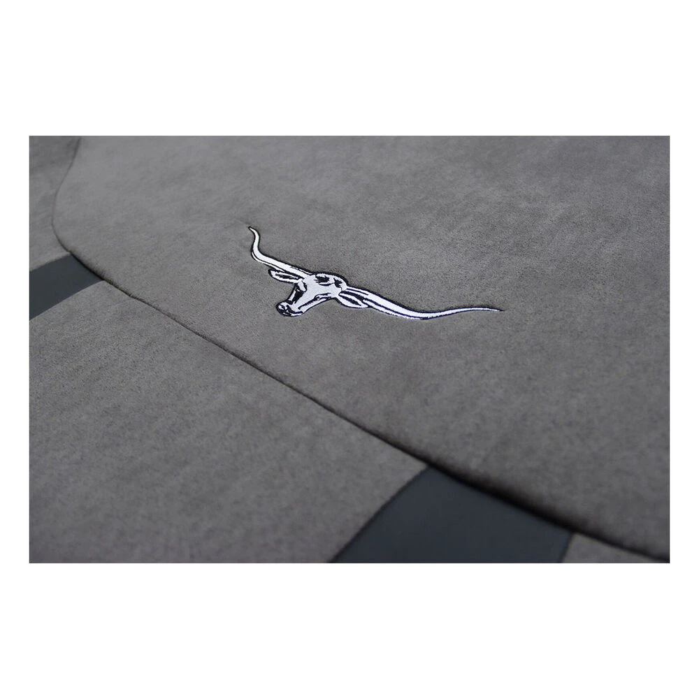 R. M. Williams R.M.Williams Suede Velour Seat Covers - Grey Adjustable Headrests Size 30 Front Pair Airbag Compatible 4 R. M. Williams R.M.Williams Suede Velour Seat Covers - Grey Adjustable Headrests Size 30 Front Pair Airbag Compatible - Image 2