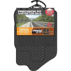 Sperling Precision Fit PVC Custom Floor Mats Suits Toyota Camry XV50 Series Sedan 2012-2019, Black, Set Of 3