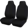 SCA Jacquard Seat Covers, Black, Built-in Headrests, Size 60, Airbag Compatible 2 SCA Jacquard Seat Covers, Black, Built-in Headrests, Size 60, Airbag Compatible -Quad Lock Case Shop SCA 548401 hi res