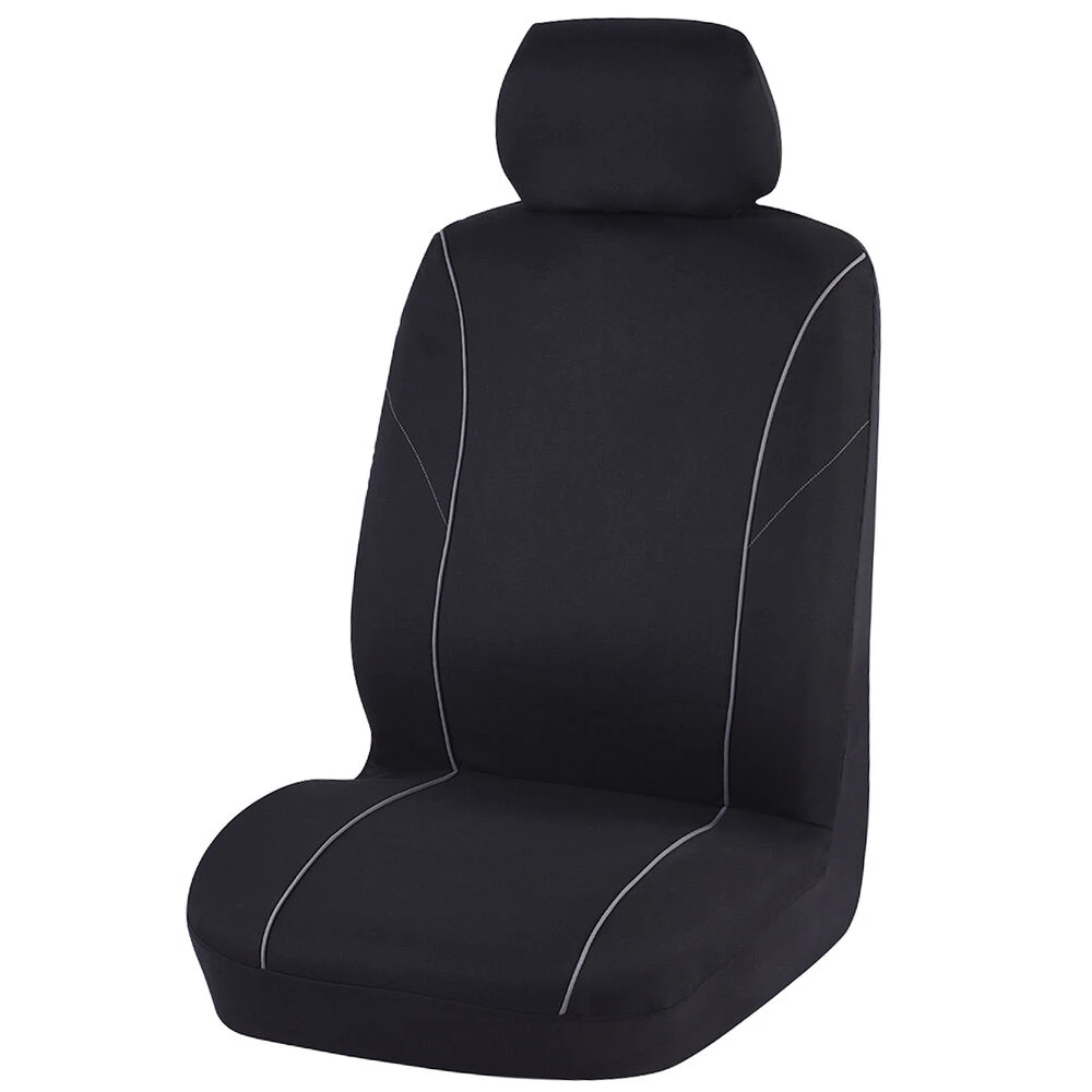 Best Buy Single Seat Cover Black, Adjustable Headrests, Size 30, Front, Airbag Compatible 3 Best Buy Single Seat Cover Black, Adjustable Headrests, Size 30, Front, Airbag Compatible