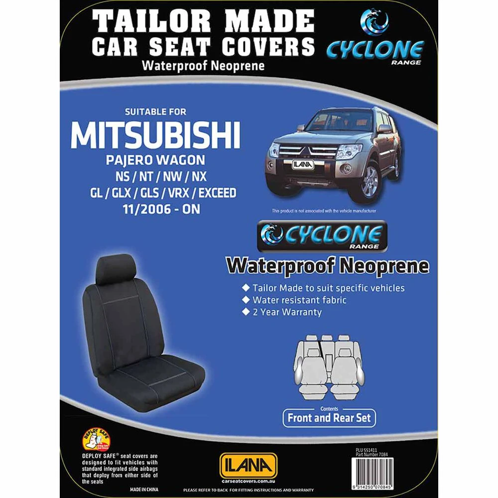 Ilana Cyclone Tailor Made Pack For Mitsubishi Pajero Wagin 11/06+ 4 Ilana Cyclone Tailor Made Pack For Mitsubishi Pajero Wagin 11/06+ - Image 2