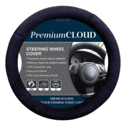 CLOUDLUX Cloud Premium Suede Seat Cover Combo Black -Quad Lock Case Shop SCA 552404 hi res
