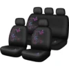 SCA Butterfly Seat Cover Pack - Pink And Blue Adjustable Headrests Size 30 And 06H Airbag Compatible -Quad Lock Case Shop SCA 565190 hi res 1