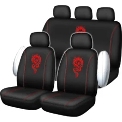 SCA Dragon Seat Cover Pack - Red Adjustable Headrests Size 30 And 06H Airbag Compatible 7 SCA Dragon Seat Cover Pack - Red Adjustable Headrests Size 30 And 06H Airbag Compatible -Quad Lock Case Shop SCA 565197 02 hi res
