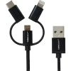 Cabin Crew Charging Cable Multi-Tip (Lightning/Type C/Micro USB) 2 Cabin Crew Charging Cable Multi-Tip (Lightning/Type C/Micro USB) -Quad Lock Case Shop SCA 568650 hi res