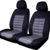 SCA Memory Foam Seat Cover - Black Adjustable Headrests Front Pair Size 30 -Quad Lock Case Shop SCA 570989 hi res