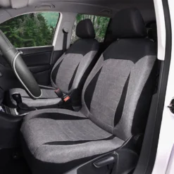SCA PU Leather Look & Linen Look Seat Covers - Black/Grey Adjustable Headrests Size 30 Airbag Compatible 5 SCA PU Leather Look & Linen Look Seat Covers - Black/Grey Adjustable Headrests Size 30 Airbag Compatible -Quad Lock Case Shop SCA 572276 00 hi res