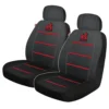 Holden Heritage Cobra Seat Covers - Black/Red Adjustable Headrests Size 30 Airbag Compatible -Quad Lock Case Shop SCA 572583 hi res
