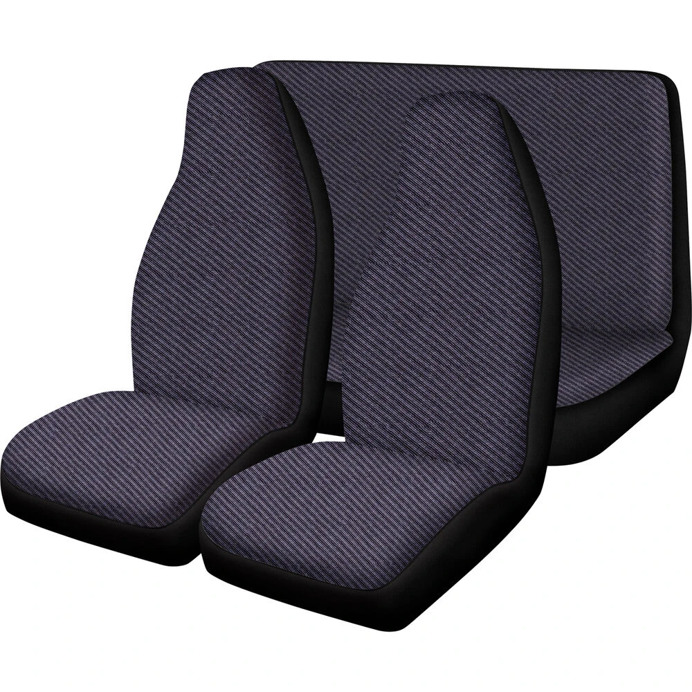 SCA Escort Seat Cover Pack - Grey Built-In Headrests Front Pair And Rear Airbag Compatible 3 SCA Escort Seat Cover Pack - Grey Built-In Headrests Front Pair And Rear Airbag Compatible