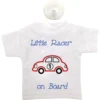 Cabin Crew Kids Little Racer On Board T-Shirt Sign Blue -Quad Lock Case Shop SCA 573092 hi res