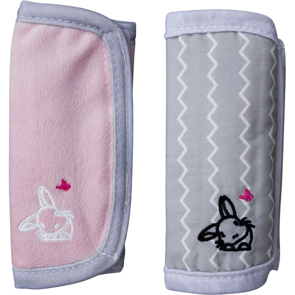 Cabin Crew Kids Seat Belt Buddies Pink/Grey Pair 3 Cabin Crew Kids Seat Belt Buddies Pink/Grey Pair