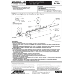 Rola Roof Rack Eye Bolt Set -Quad Lock Case Shop SCA 581198 00 hi res
