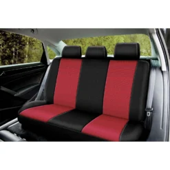 SCA Cord Seat Covers - Red/Black Size 06H Rear Seat -Quad Lock Case Shop SCA 581557 00 hi res