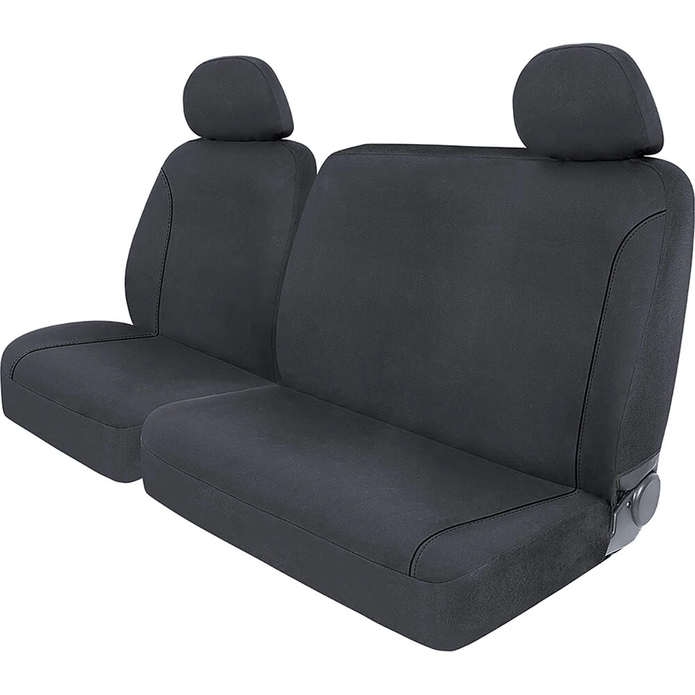 SCA Canvas Ute Seat Covers - Charcoal/Grey Size 301 Front Bucket And Bench (w/out Cut Out) 3 SCA Canvas Ute Seat Covers - Charcoal/Grey Size 301 Front Bucket And Bench (w/out Cut Out)
