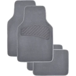 SCA Luxury Carpet Floor Mats Charcoal Set Of 4