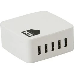 SCA 5 Port USB Charging Station - 240V -Quad Lock Case Shop SCA 582640 02 hi res