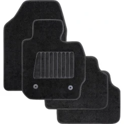SCA Accelerator Cutout Floor Mats Carpet Black Set Of 4