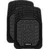 Caterpillar Car Floor Mats Rubber Black Front Pair -Quad Lock Case Shop SCA 591904 hi res