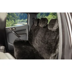 SCA Luxury Fur Seat Cover - Black Adjustable Headrests Size 06H Rear Seat 5 SCA Luxury Fur Seat Cover - Black Adjustable Headrests Size 06H Rear Seat -Quad Lock Case Shop SCA 594341 00 hi res