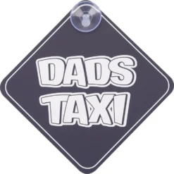Cabin Crew Kids Dads Taxi Sign
