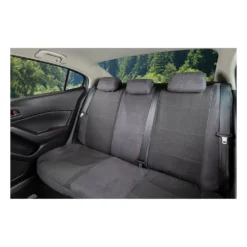 SCA Premium Jacquard & Velour Seat Covers - Charcoal Adjustable Zips Rear Seat Size 06H -Quad Lock Case Shop SCA 598021 00 hi res