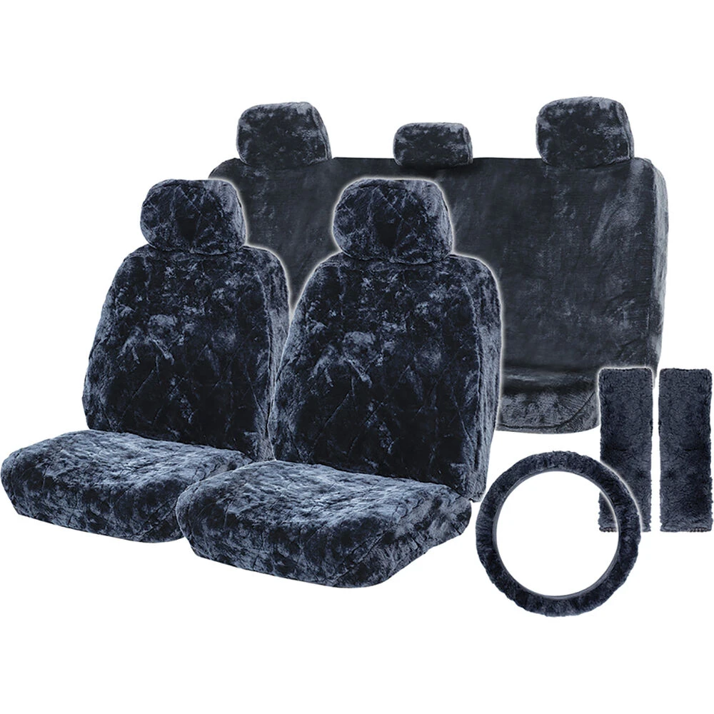 SCA Sheepskin Pack 6 Piece Front And Rear Pack, Airbag Compatible 3 SCA Sheepskin Pack 6 Piece Front And Rear Pack, Airbag Compatible