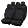 SCA Embroidered Jacquard Seat Cover Pack - Black, Adjustable Headrests, Airbag Compatible 2 SCA Embroidered Jacquard Seat Cover Pack - Black, Adjustable Headrests, Airbag Compatible -Quad Lock Case Shop SCA 610755 hi res