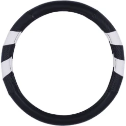 SCA Stripe 9 Piece Seat Cover Pack - Black/White -Quad Lock Case Shop SCA 610834 03 hi res