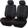 SCA Sports Hi Vis Seat Covers - Black/Yellow, Adjustable Headrests, Airbag Compatible -Quad Lock Case Shop SCA 610839 hi res