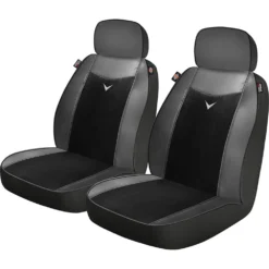 Dickies Hornet Seat Covers Black Adjustable Headrests Airbag Compatible