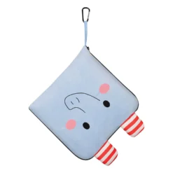 Cabin Crew Kids Foldable Travel Blanket Blue -Quad Lock Case Shop SCA 630666 01 hi res