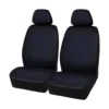 SCA Jacquard Polyester Seat Covers Black/Blue Adjustable Headrests Airbag Compatible -Quad Lock Case Shop SCA 631794 hi res