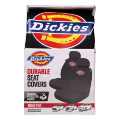 Dickies Polyester OG Logo Seat Covers Black Adjustable Headrests Airbag Compatible -Quad Lock Case Shop SCA 635167 02 hi res