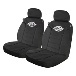 Dickies Black And White Logo Seat Cover Combo -Quad Lock Case Shop SCA 635168 hi res 1