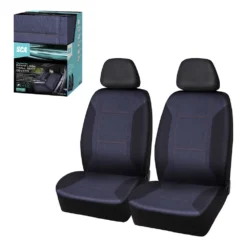SCA Denim & Twill Polyester Seat Covers Black/Blue Adjustable Headrests Airbag Compatible 9 SCA Denim & Twill Polyester Seat Covers Black/Blue Adjustable Headrests Airbag Compatible -Quad Lock Case Shop SCA 637201 02 hi res