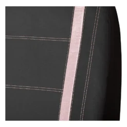 SCA Pink Glitter Leather Look Seat Covers Black/Pink Adjustable Headrests Airbag Compatible -Quad Lock Case Shop SCA 637206 01 hi res