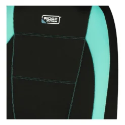 Ridge Ryder Neoprene Seat Covers Black/Mint Adjustable Headrests Airbag Compatible 30SAB -Quad Lock Case Shop SCA 638645 01 hi res