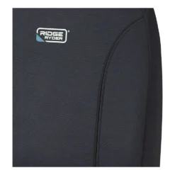 Ridge Ryder Canvas Seat Covers Charcoal/Black Piping Adjustable Headrests Airbag Compatible 30SAB -Quad Lock Case Shop SCA 638649 01 hi res