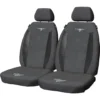 R. M. Williams R.M.Williams Suede Velour Seat Covers Grey Adjustable Headrests Size 30 Front Pair Airbag Compatible -Quad Lock Case Shop SCA 639770 hi res